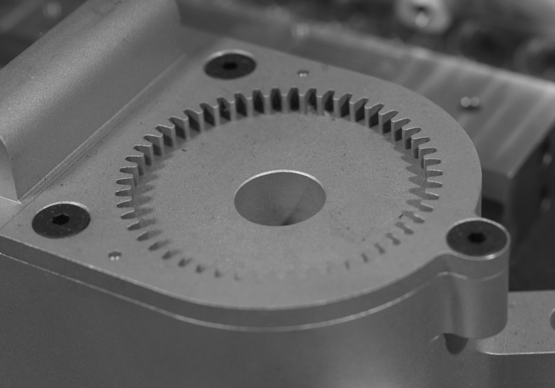 Gear shape done on our wire EDM